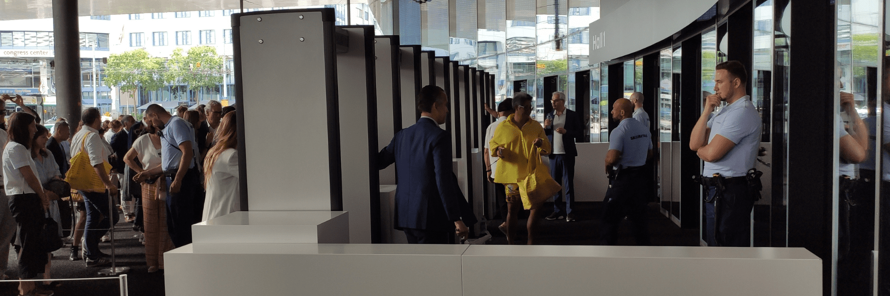 Sicurezza grandi eventi metal detector a portale